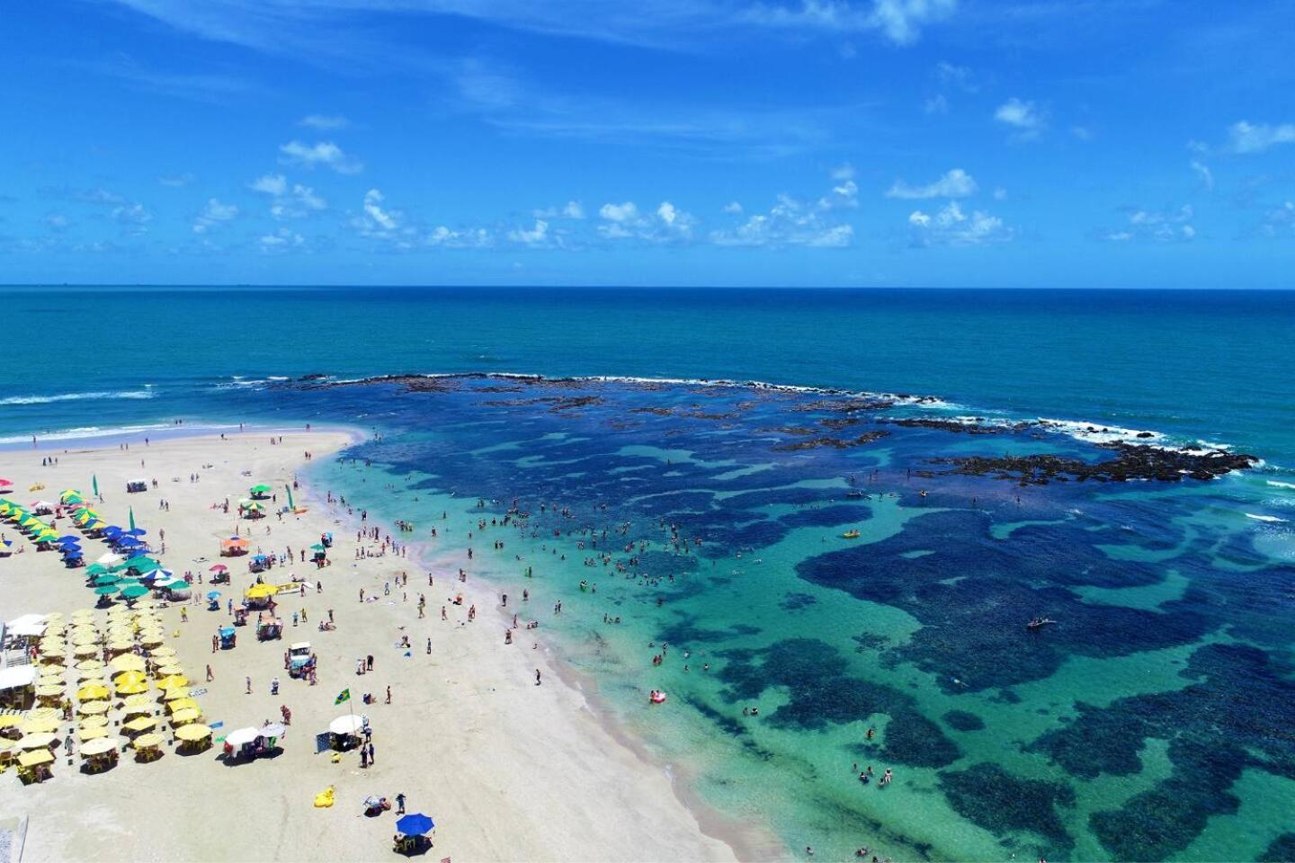 Studio Em Porto De Galinhas - Vista P Piscina Ngoại thất bức ảnh