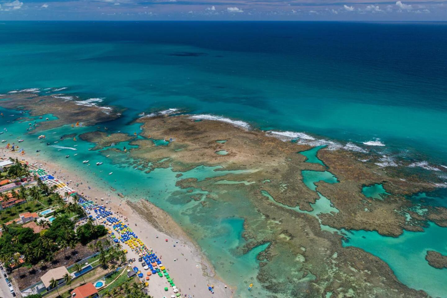Studio Em Porto De Galinhas - Vista P Piscina Ngoại thất bức ảnh